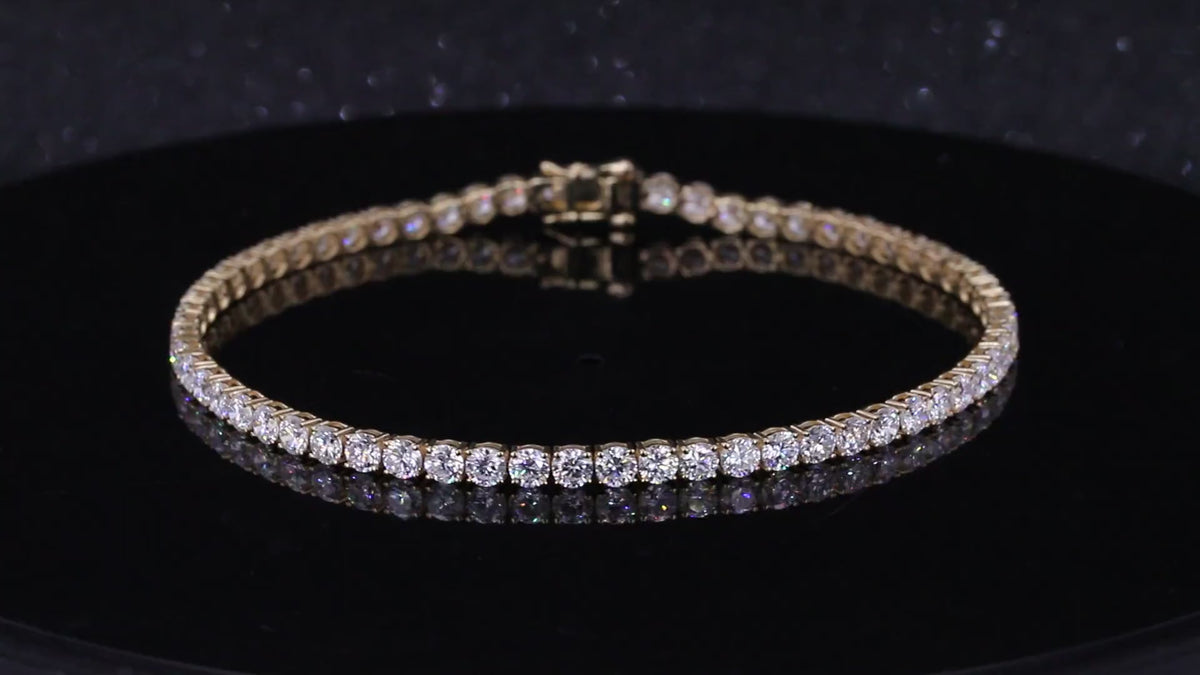 By Charis Round Brilliant Tennis Bracelet